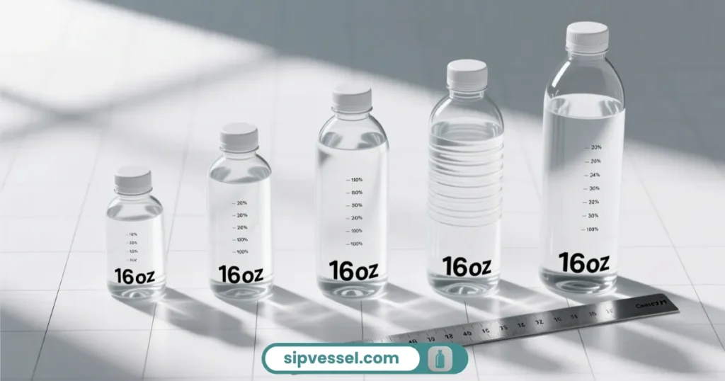 Comparing 16 Oz Water Bottles With Other Sizes