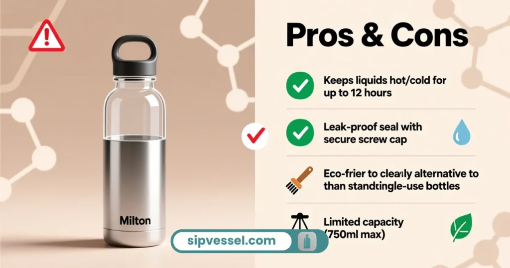 Pros and Cons of Using a Milton Hot and Cold Water Bottle