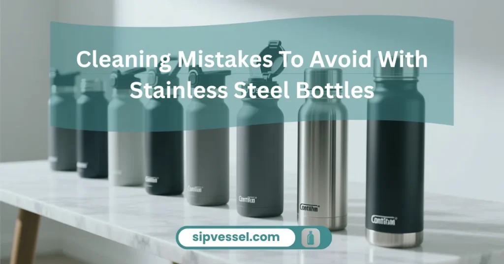 Overview of Contigo bottle designs showing features while learning how to clean Contigo water bottle properly