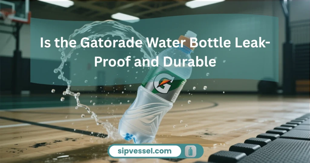 Gatorade Water Bottle demonstrating leak-proof design and durable construction